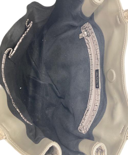 Maam ELEGANCE（マームエレガンス）Maam ELEGANCE (マームエレガンス) クロコダイルレザートートバッグ カーキ サイズ:-の古着・服飾アイテム