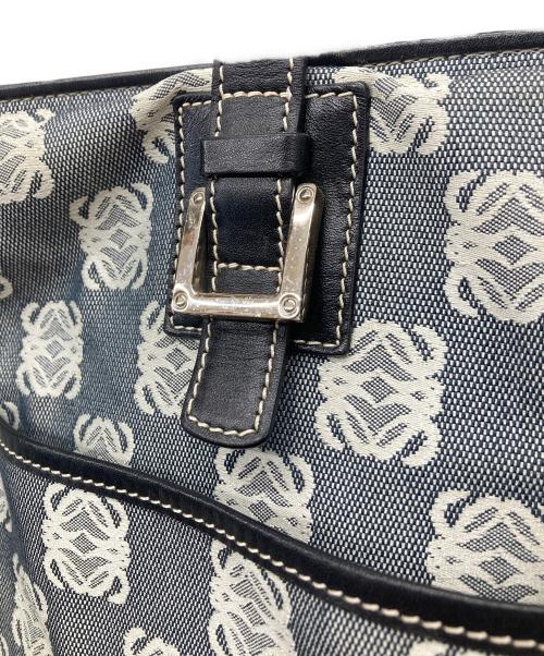 LOEWE（ロエベ）LOEWE (ロエベ) アナグラム ブリーフトート ネイビー サイズ:-の古着・服飾アイテム