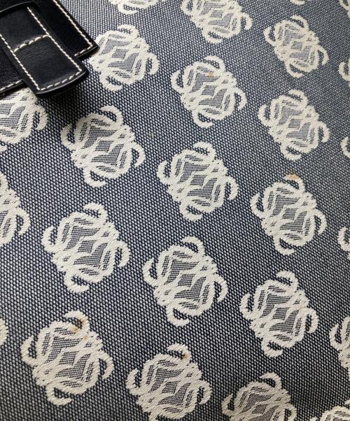 LOEWE（ロエベ）LOEWE (ロエベ) アナグラム ブリーフトート ネイビー サイズ:-の古着・服飾アイテム