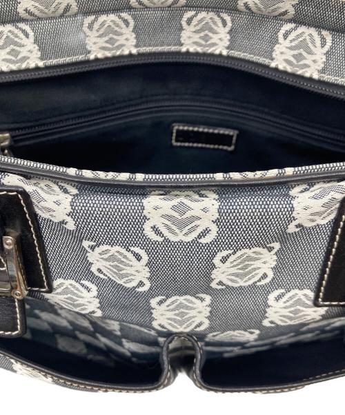 LOEWE（ロエベ）LOEWE (ロエベ) アナグラム ブリーフトート ネイビー サイズ:-の古着・服飾アイテム