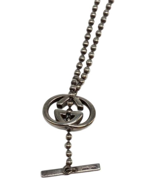 GUCCI（グッチ）GUCCI (グッチ) GGインターロッキングボールチェーンネックレス シルバーの古着・服飾アイテム