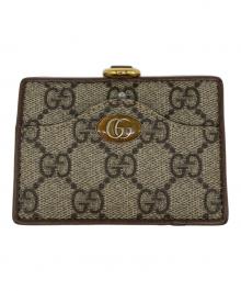 GUCCI（グッチ）の古着「GGスプリームパスケース」｜ベージュ