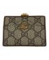 GUCCI（グッチ）の古着「GGスプリームパスケース」｜ベージュ