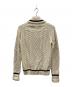 JUNYA WATANABE MAN (ジュンヤワタナベマン) ショールカラーカウチンニット アイボリー×ネイビー サイズ:S：10000円