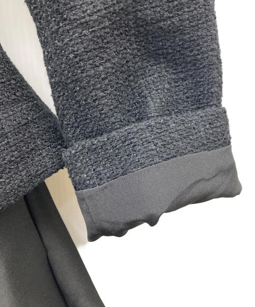 SELF PORTRAIT（セルフ ポートレイト）SELF PORTRAIT (セルフ ポートレイト) Black Boucle Taffeta Midi Dress ブラック サイズ:2 未使用品の古着・服飾アイテム