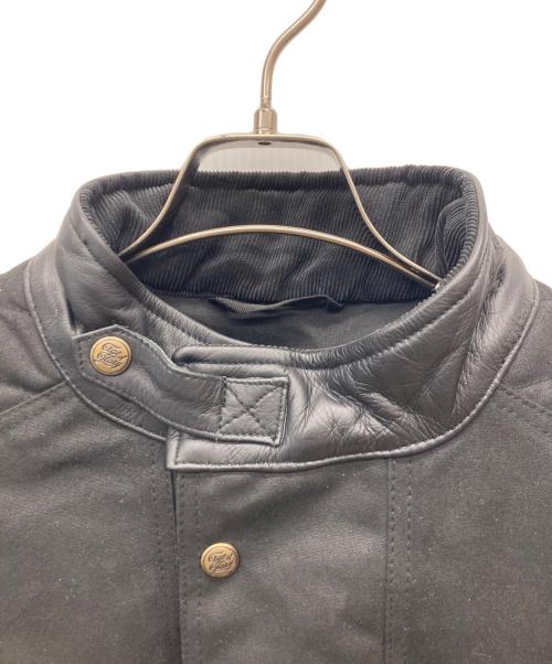 age of glory（エイジオブグローリー）age of glory (エイジオブグローリー) Mission Waxed Cotton Jacket ブラック サイズ:Mの古着・服飾アイテム