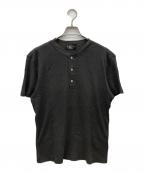 RRLダブルアールエル）の古着「ヘンリーネックサーマルカットソー」｜グレー