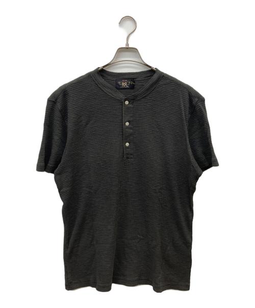 RRL（ダブルアールエル）RRL (ダブルアールエル) ヘンリーネックサーマルカットソー グレー サイズ:Lの古着・服飾アイテム
