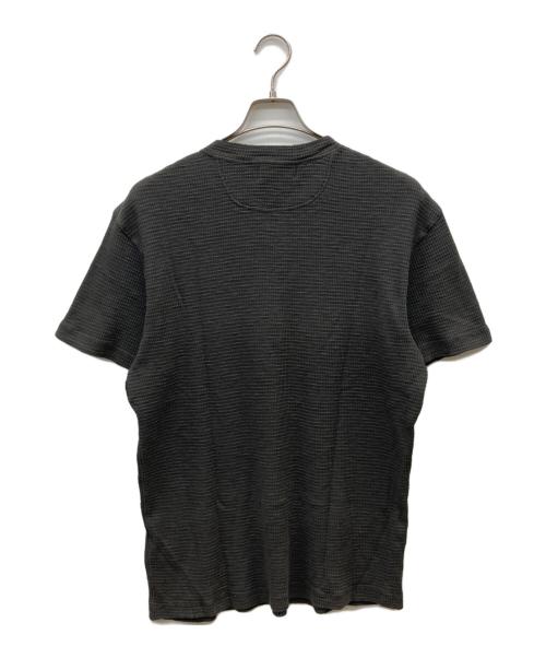 RRL（ダブルアールエル）RRL (ダブルアールエル) ヘンリーネックサーマルカットソー グレー サイズ:Lの古着・服飾アイテム