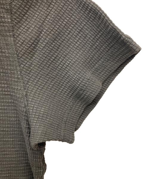 RRL（ダブルアールエル）RRL (ダブルアールエル) ヘンリーネックサーマルカットソー グレー サイズ:Lの古着・服飾アイテム