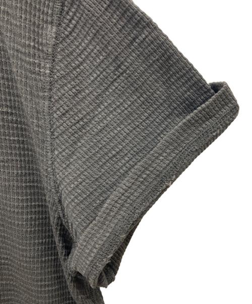 RRL（ダブルアールエル）RRL (ダブルアールエル) ヘンリーネックサーマルカットソー グレー サイズ:Lの古着・服飾アイテム