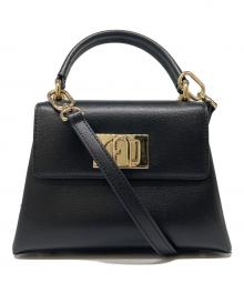 FURLA（フルラ）の古着「MINI TOP HANDLE バッグ」｜ブラック
