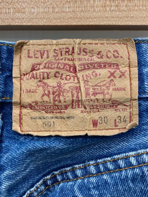 LEVI'S（リーバイス）LEVI'S (リーバイス) 86年製 501 デニムパンツ ブルー サイズ:W30×L34の古着・服飾アイテム