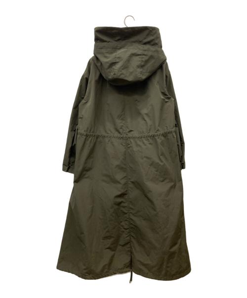'S Max Mara（エスマックスマーラ）'S Max Mara (エスマックスマーラ) Aライン タフタ モッズコート オリーブ サイズ:38の古着・服飾アイテム