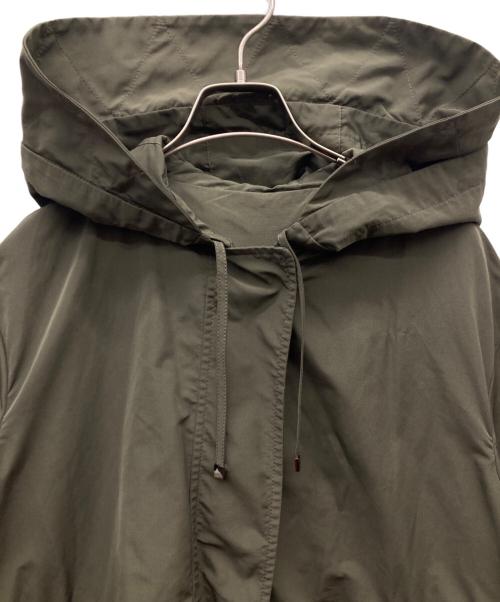 'S Max Mara（エスマックスマーラ）'S Max Mara (エスマックスマーラ) Aライン タフタ モッズコート オリーブ サイズ:38の古着・服飾アイテム