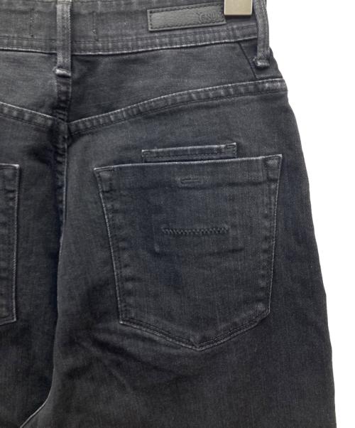 YANUK（ヤヌーク）YANUK (ヤヌーク) Loose Straight JOAN ブラック サイズ:23の古着・服飾アイテム