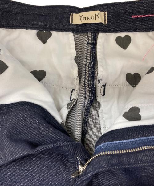 YANUK（ヤヌーク）YANUK (ヤヌーク) KAORI HIGUCHI Wide Trousers インディゴ サイズ:Sの古着・服飾アイテム