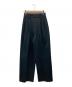 WE'RTHY（ワーシー）の古着「FLY HIGH WIDE PANTS」｜ブラック