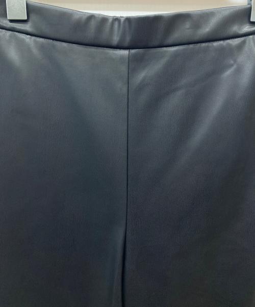 WE'RTHY（ワーシー）WE'RTHY (ワーシー) エコレザーパンツ ブラック サイズ:Sの古着・服飾アイテム