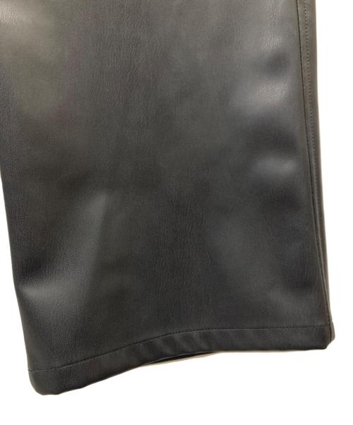 WE'RTHY（ワーシー）WE'RTHY (ワーシー) エコレザーパンツ ブラック サイズ:Sの古着・服飾アイテム