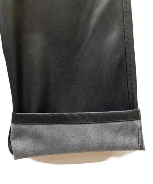 WE'RTHY（ワーシー）WE'RTHY (ワーシー) エコレザーパンツ ブラック サイズ:Sの古着・服飾アイテム