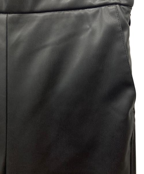 WE'RTHY（ワーシー）WE'RTHY (ワーシー) エコレザーパンツ ブラック サイズ:Sの古着・服飾アイテム