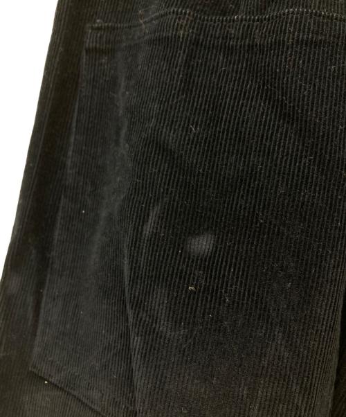 MaxMara（マックスマーラ）MaxMara (マックスマーラ) ロゴ刺繍コーデュロイパンツ ネイビー サイズ:36の古着・服飾アイテム