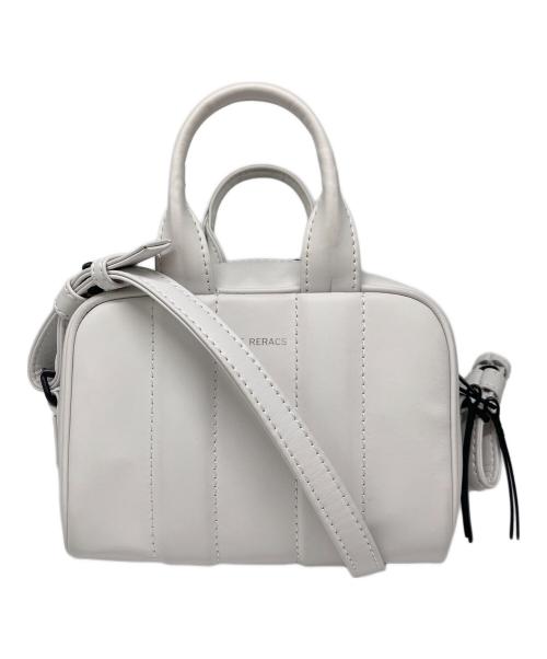 THE RERACS（ザ リラクス）THE RERACS (ザ リラクス) ミニマムKITバッグ ホワイト サイズ:-の古着・服飾アイテム