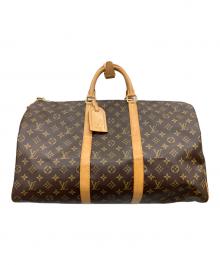 LOUIS VUITTON（ルイ ヴィトン）の古着「キーポル・バンドリエール50」｜ブラウン