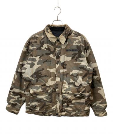 ⭐️気まぐれセール⭐️Harley-Davidson リバーシブル カーキブラック 中古・古着通販】HARLEY-DAVIDSON (ハーレーダビッドソン) カモ柄