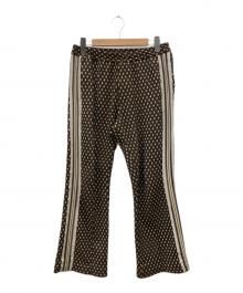 SASQUATCHfabrix.（サスクワッチファブリックス）の古着「BOOT CUT RETRO TRACK PANTS」｜ブラウン