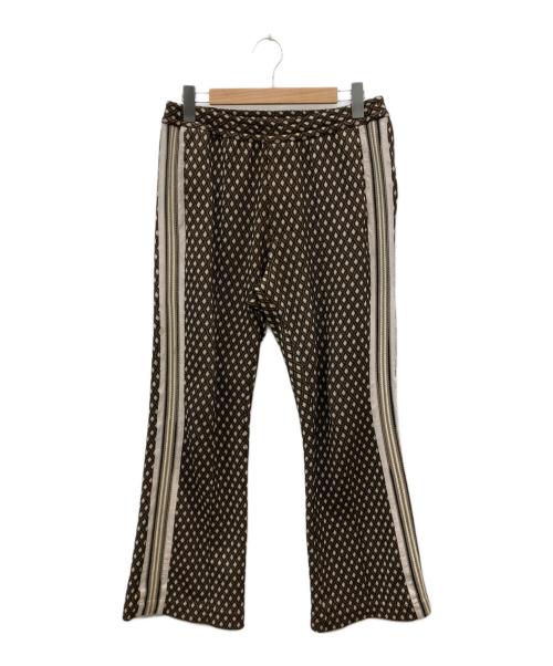 SASQUATCHfabrix.（サスクワッチファブリックス）SASQUATCHfabrix. (サスクワッチファブリックス) BOOT CUT RETRO TRACK PANTS ブラウン サイズ:Mの古着・服飾アイテム