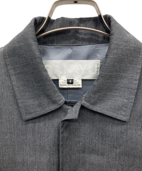 GANRYU（ガンリュウ）GANRYU (ガンリュウ) ウールコーチジャケット グレー サイズ:Sの古着・服飾アイテム
