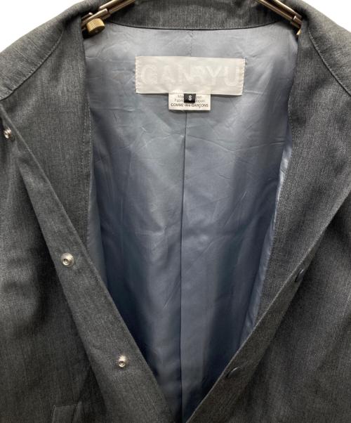 GANRYU（ガンリュウ）GANRYU (ガンリュウ) ウールコーチジャケット グレー サイズ:Sの古着・服飾アイテム