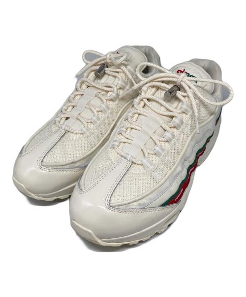 NIKE（ナイキ）NIKE (ナイキ) UNDEFEATED (アンディフィーテッド) AIR MAX 95 SP アイボリー サイズ:26の古着・服飾アイテム