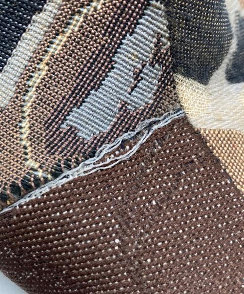 UNDERCOVER（アンダーカバー）UNDERCOVER (アンダーカバー) 00AW 総柄サイドジップブーツ ブラウン サイズ:Mの古着・服飾アイテム