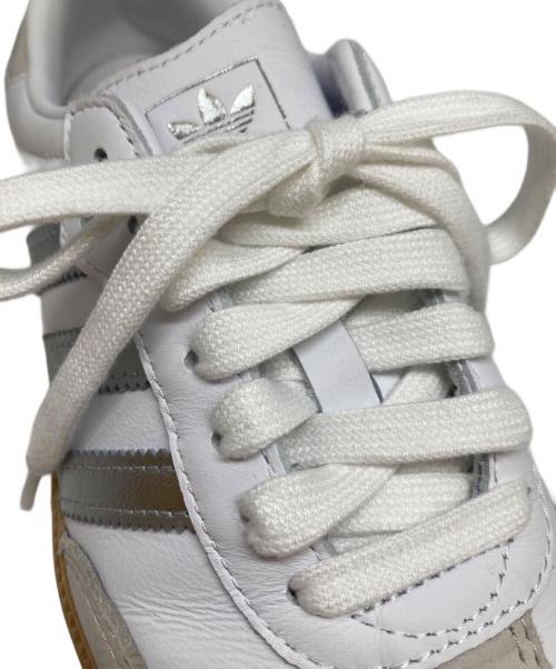 adidas（アディダス）adidas (アディダス) SAMBA OG ホワイト×シルバー サイズ:23の古着・服飾アイテム