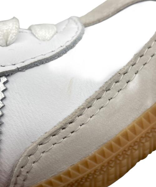 adidas（アディダス）adidas (アディダス) SAMBA OG ホワイト×シルバー サイズ:23の古着・服飾アイテム