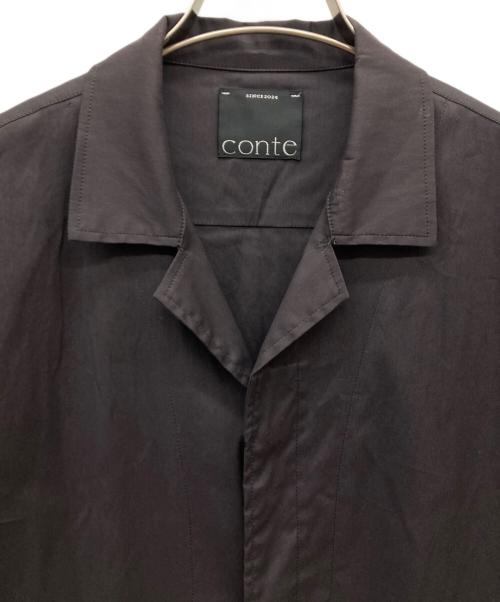 Con te（コンテ）Con te (コンテ) オープンカラーサロペット チャコールグレー サイズ:-の古着・服飾アイテム