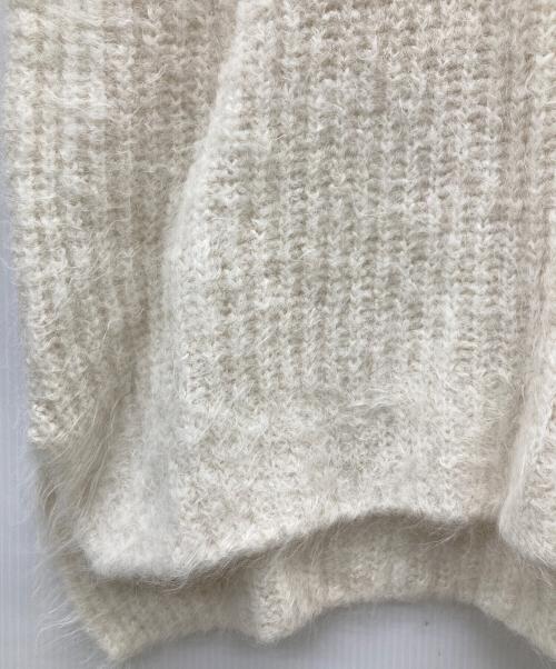 ATON（エイトン）ATON (エイトン) ALPACA FUR Vネックベスト ホワイト サイズ:2の古着・服飾アイテム