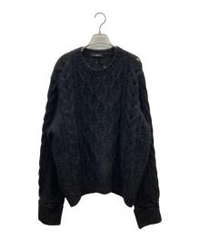 KAKAN（カカン）の古着「25FW モヘアブレンドニット」｜ブラック