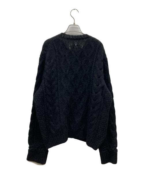 KAKAN（カカン）KAKAN (カカン) 25FW モヘアブレンドニット ブラック サイズ:FREEの古着・服飾アイテム