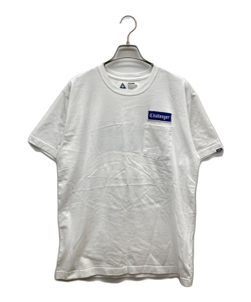 CHALLENGER（チャレンジャー）CHALLENGER (チャレンジャー) LOGO PATCH TEE ホワイト サイズ:Lの古着・服飾アイテム