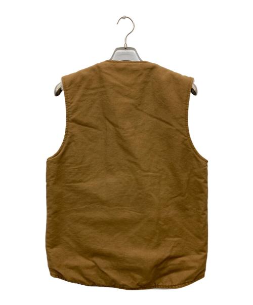 CarHartt（カーハート）CarHartt (カーハート) 裏ボアダックベスト ブラウン サイズ:Mの古着・服飾アイテム