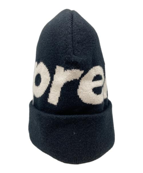 SUPREME（シュプリーム）SUPREME (シュプリーム) Big Logo Beanie ブラック サイズ:-の古着・服飾アイテム
