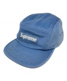 SUPREME（シュプリーム）の古着「Fleece Pullcord Camp Cap」｜スカイブルー