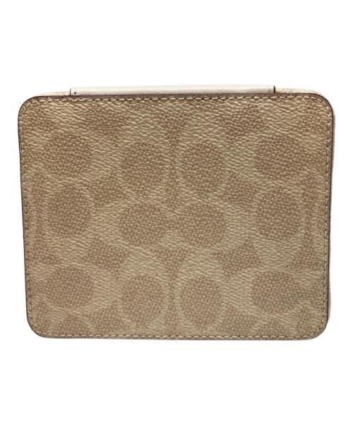 COACH（コーチ）COACH (コーチ) ラージ ジュエリー ボックス・シグネチャー キャンバス ベージュ サイズ:-の古着・服飾アイテム