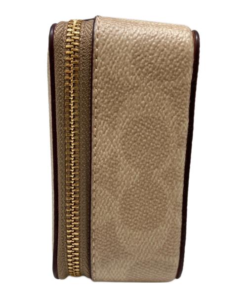 COACH（コーチ）COACH (コーチ) ラージ ジュエリー ボックス・シグネチャー キャンバス ベージュ サイズ:-の古着・服飾アイテム