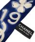 中古・古着 CHANEL (シャネル) ココマーク ツイリー シルクスカーフ ネイビー サイズ:-：35000円
