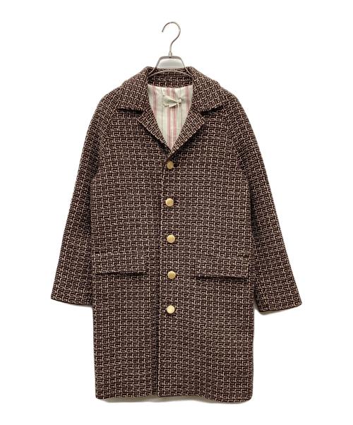 GUCCI（グッチ）GUCCI (グッチ) スクエアG コート ブラウン サイズ:SIZE 12(キッズ規格) 未使用品の古着・服飾アイテム
